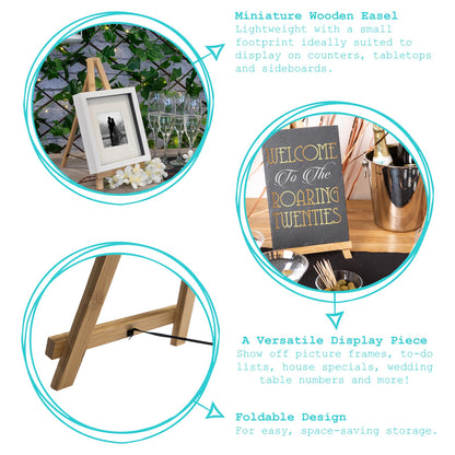 Mini Wooden Display Easel