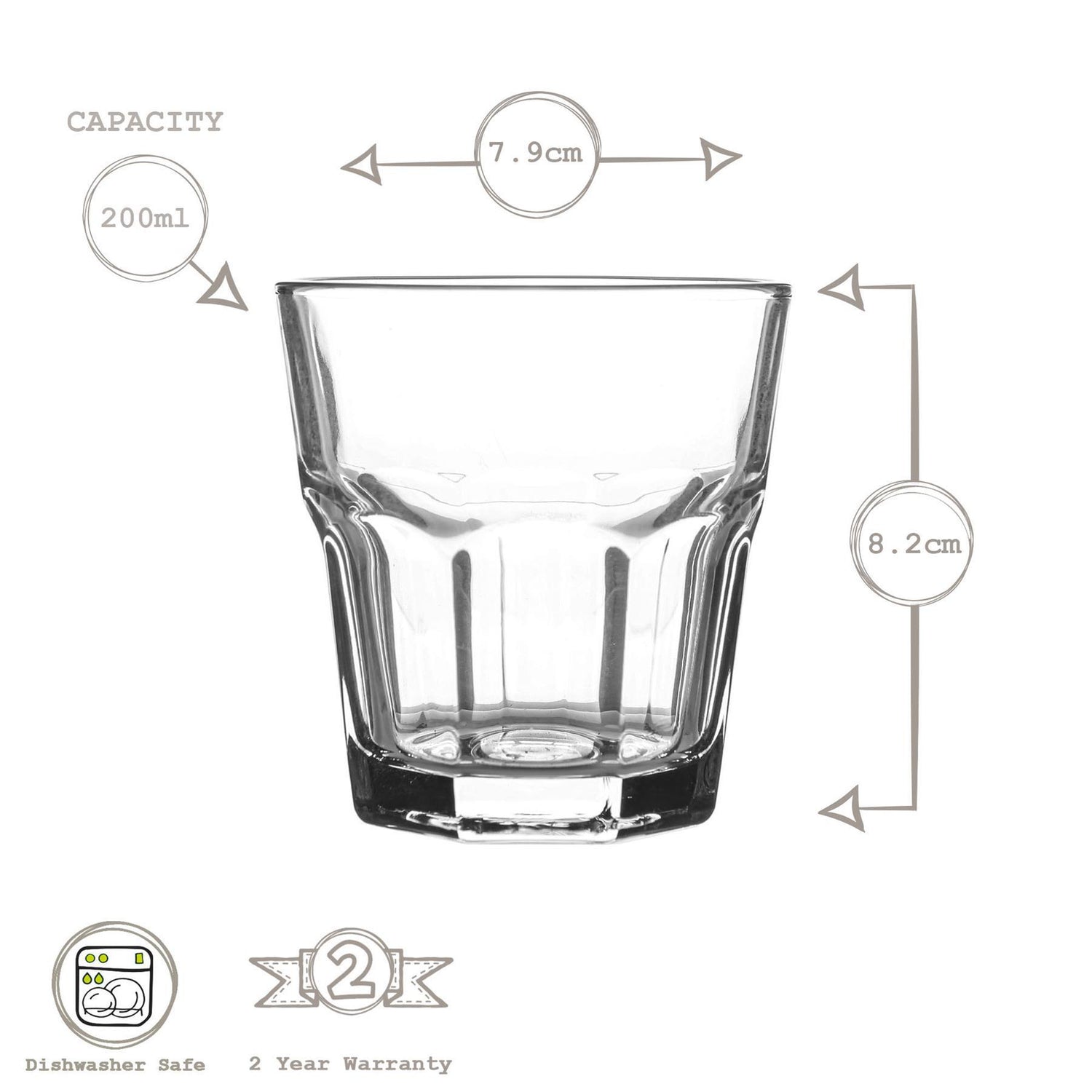 Aras Water Tumbler - 200ml