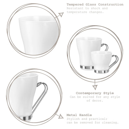 Aromateca Oslo Espresso Cup - 109ml - White