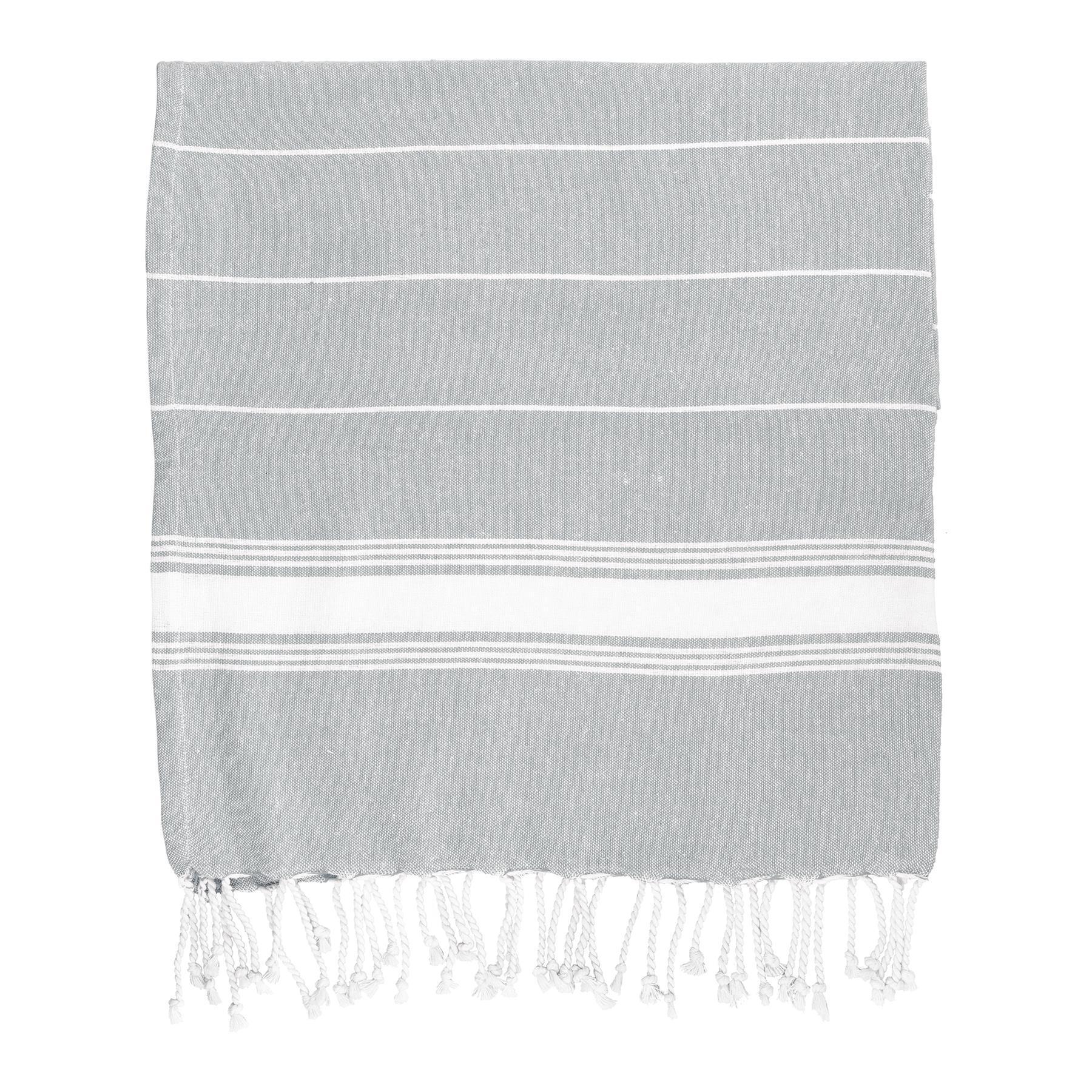 Turkish Beach Towel - Grey
