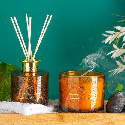 200ml Sandalwood &amp; Jasmine Glass Reed Diffuser