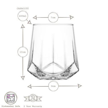 400ml Valeria Whiskey Glass