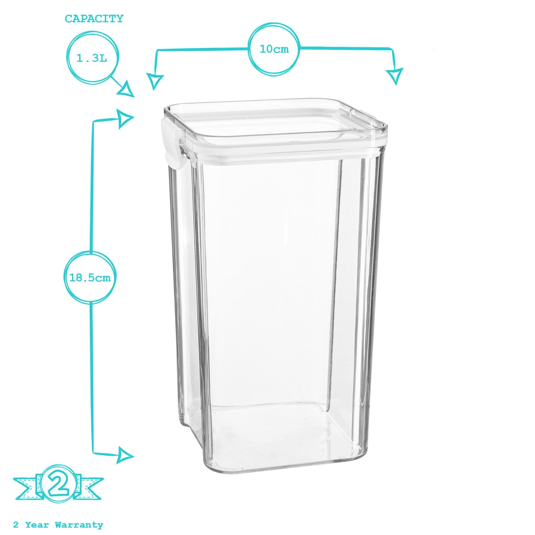 Food Storage Container - 1.3 Litre - White