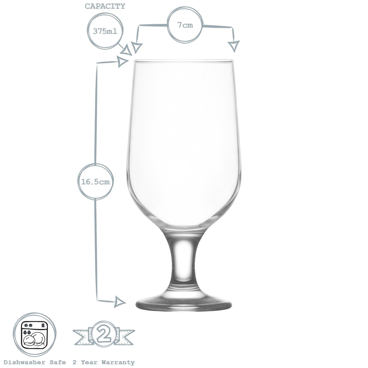 Belek Snifter Beer Glass - 375ml