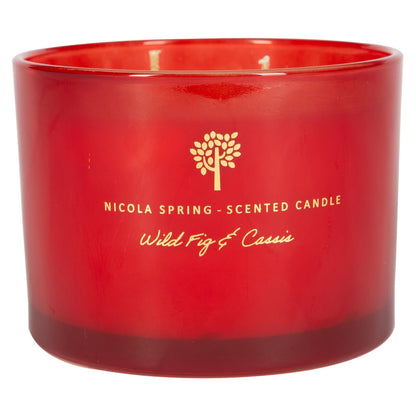 350g Double Wick Wild Fig &amp; Cassis Soy Scented Wax Candle