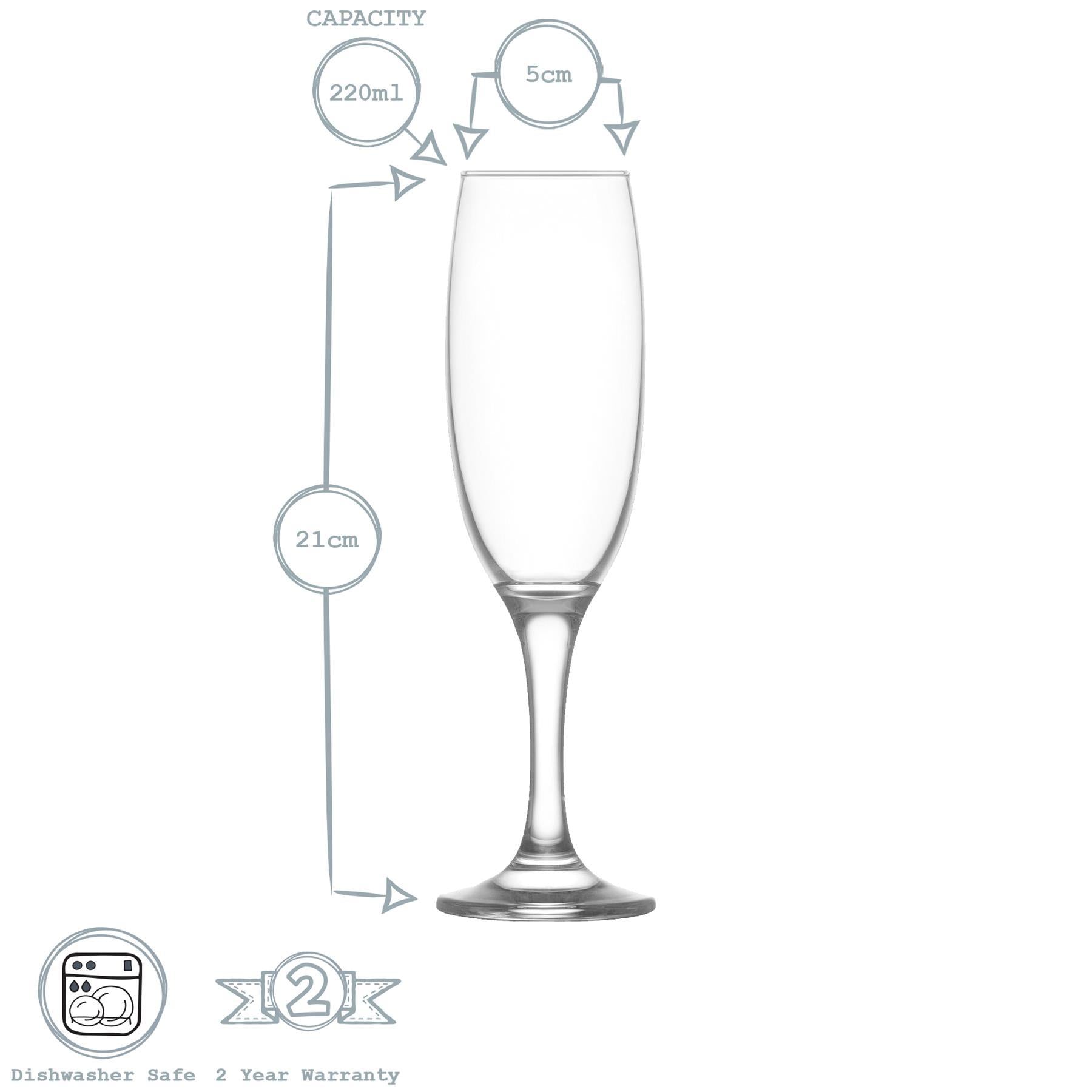 Empire Champagne Flute - 220ml