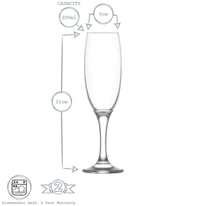 Empire Champagne Flute - 220ml