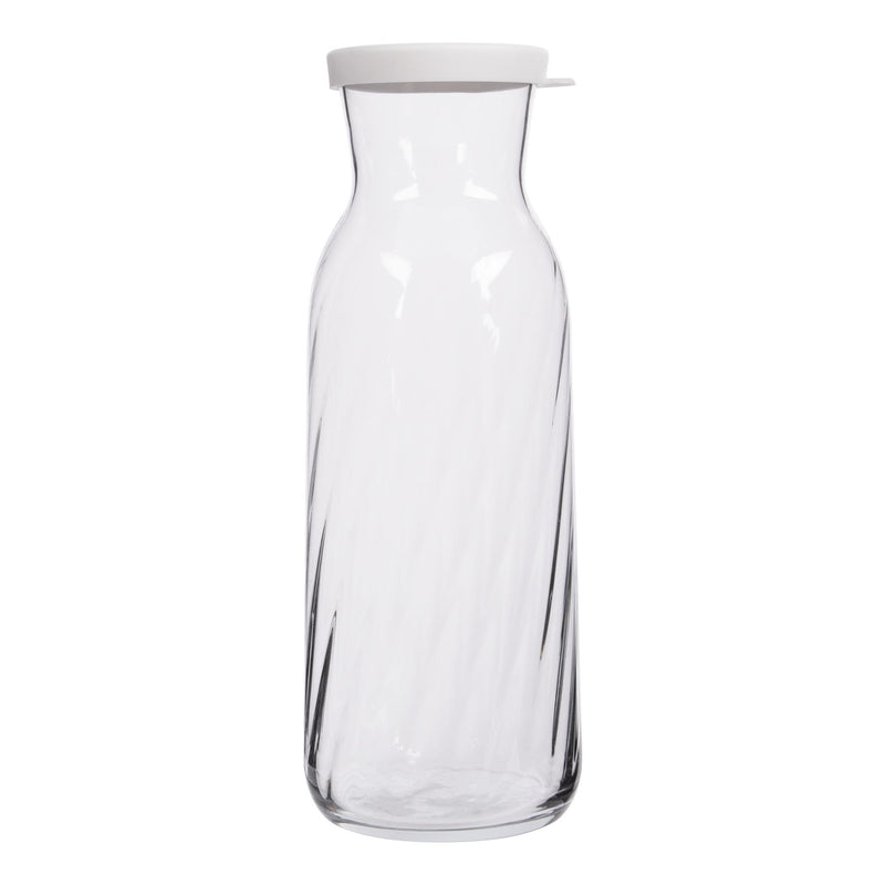 1.2L Fonte Optic Glass Carafe with Silicone Lid - By LAV