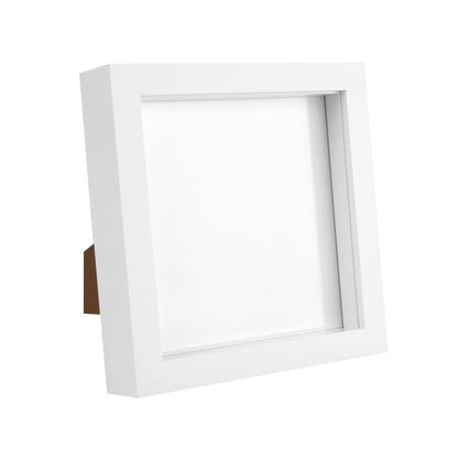 6&quot; x 6&quot; 3D Box Photo Frame - White - by Nicola Spring