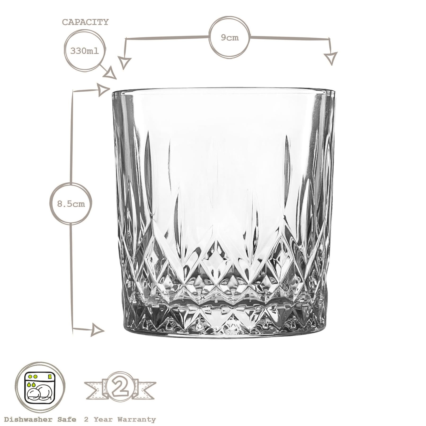 330ml Odin Whisky Glass