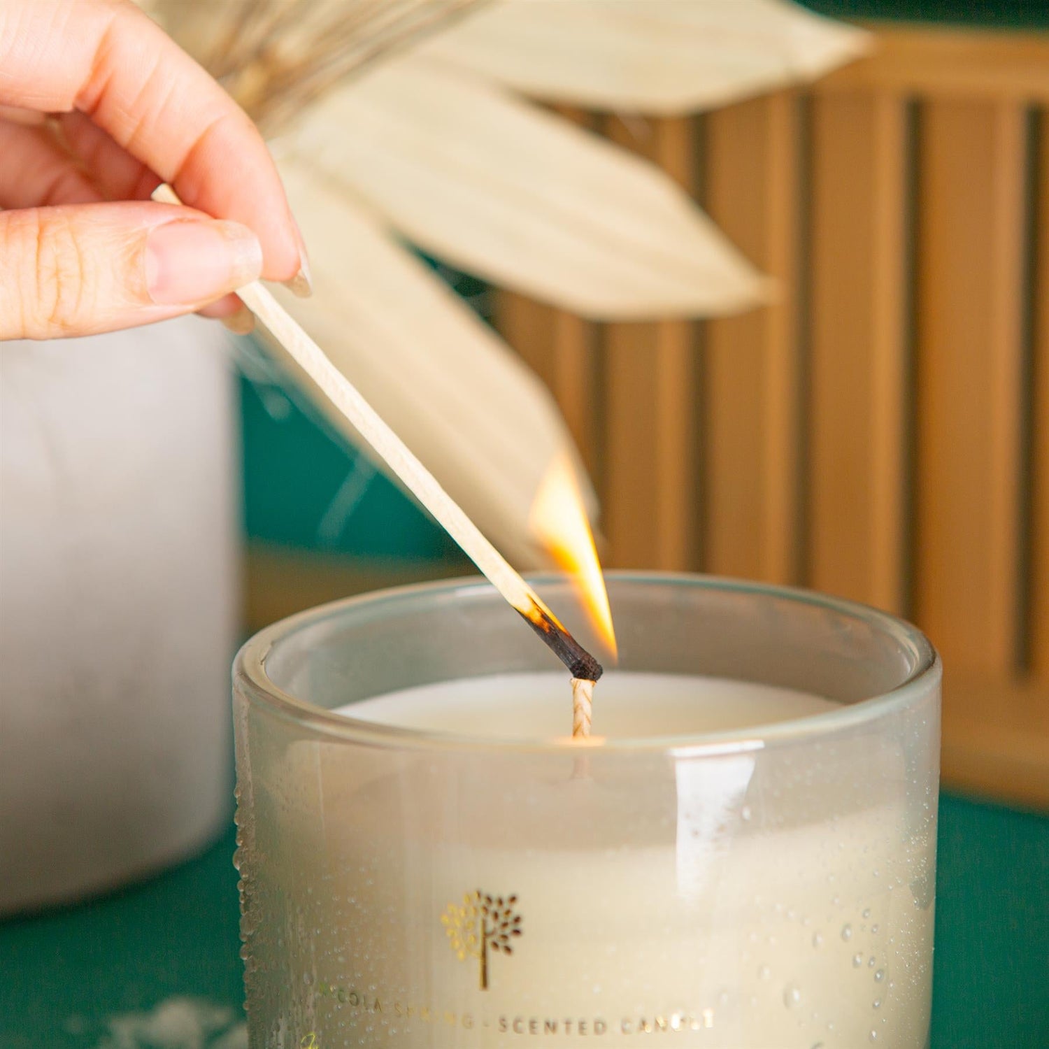 300g Green Pomelo &amp; Passion Fruit Soy Wax Scented Candle
