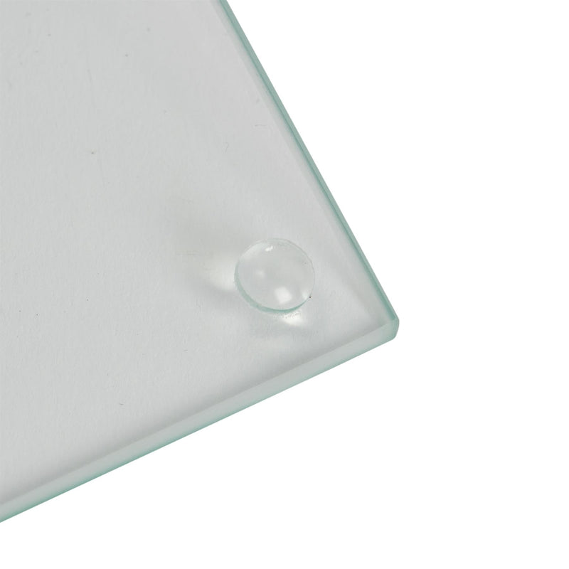 Clear 10cm Glass Coaster - By Harbour Housewares