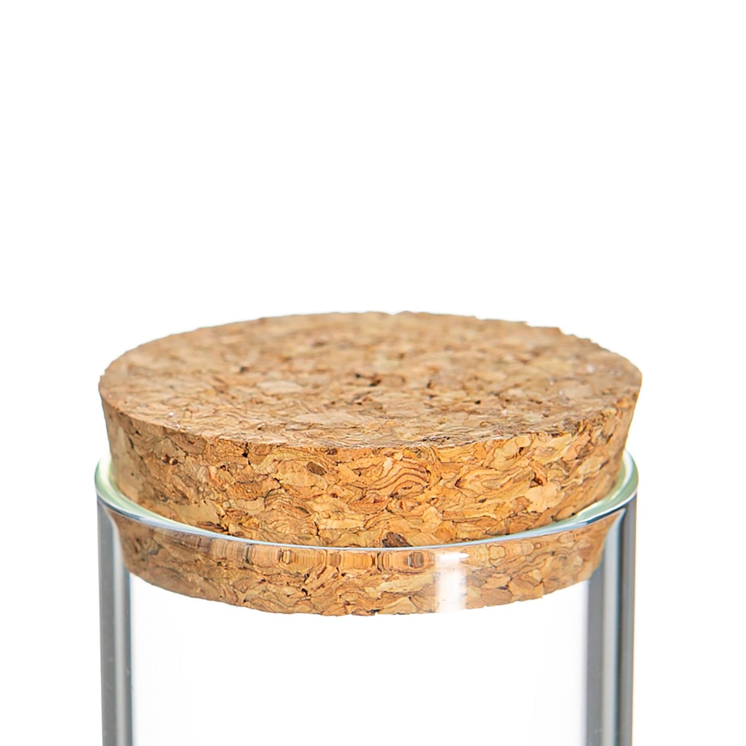 Glass Storage Jar with Cork Lid - 110ml