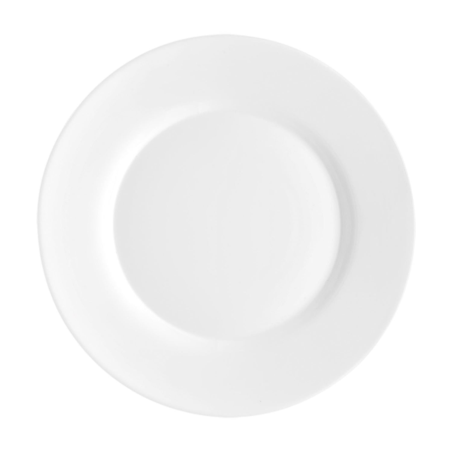 White 25cm Toledo Glass Dinner Plate - By Bormioli Rocco