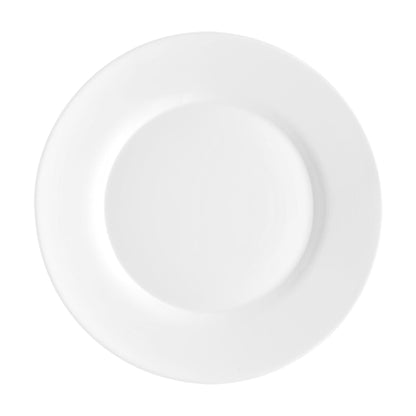 White 25cm Toledo Glass Dinner Plate - By Bormioli Rocco
