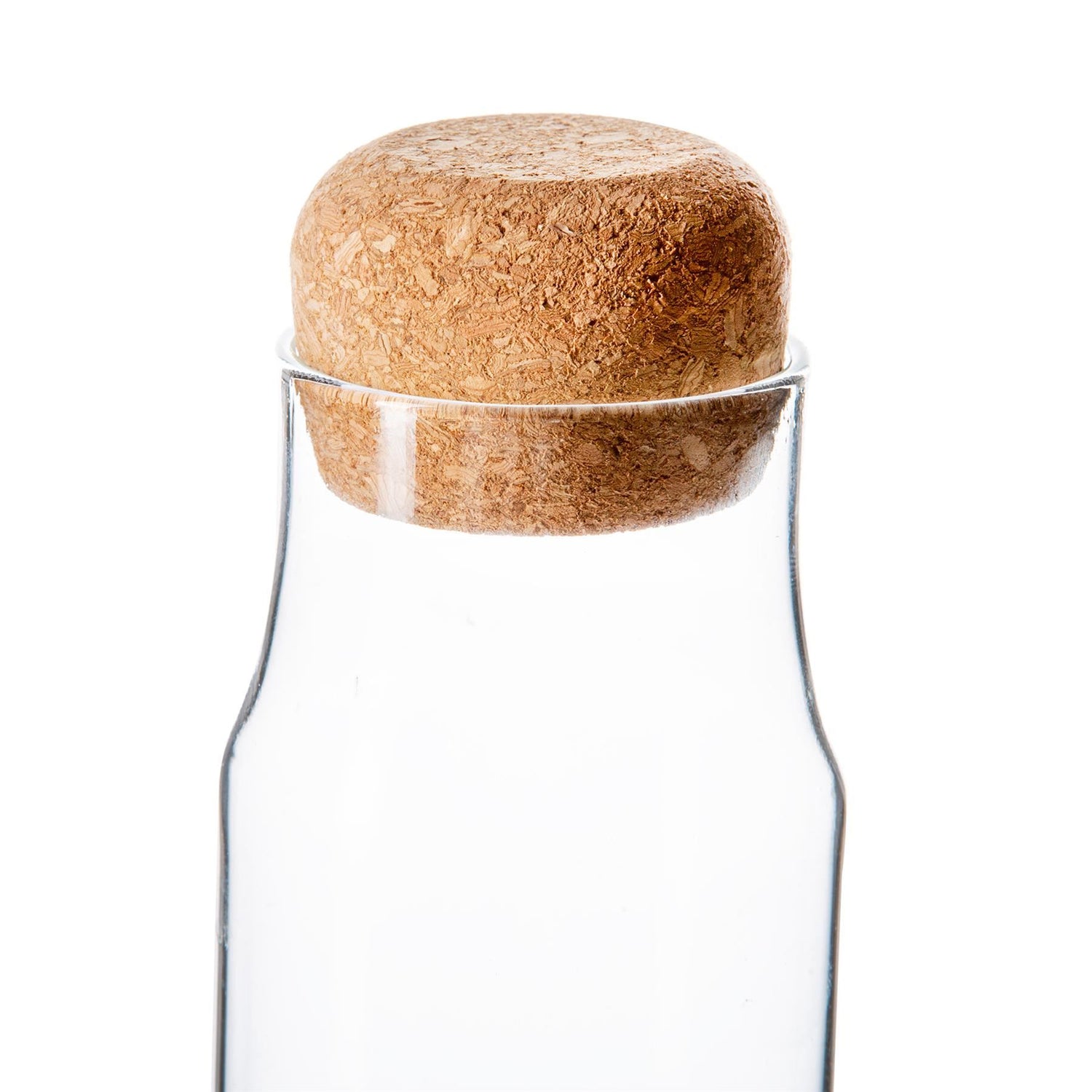 Glass Storage Bottle with Cork Lid - 375ml
