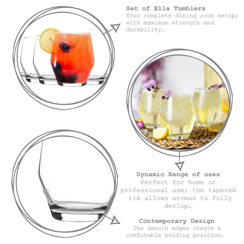 LAV Ella Whiskey Glass - 370ml