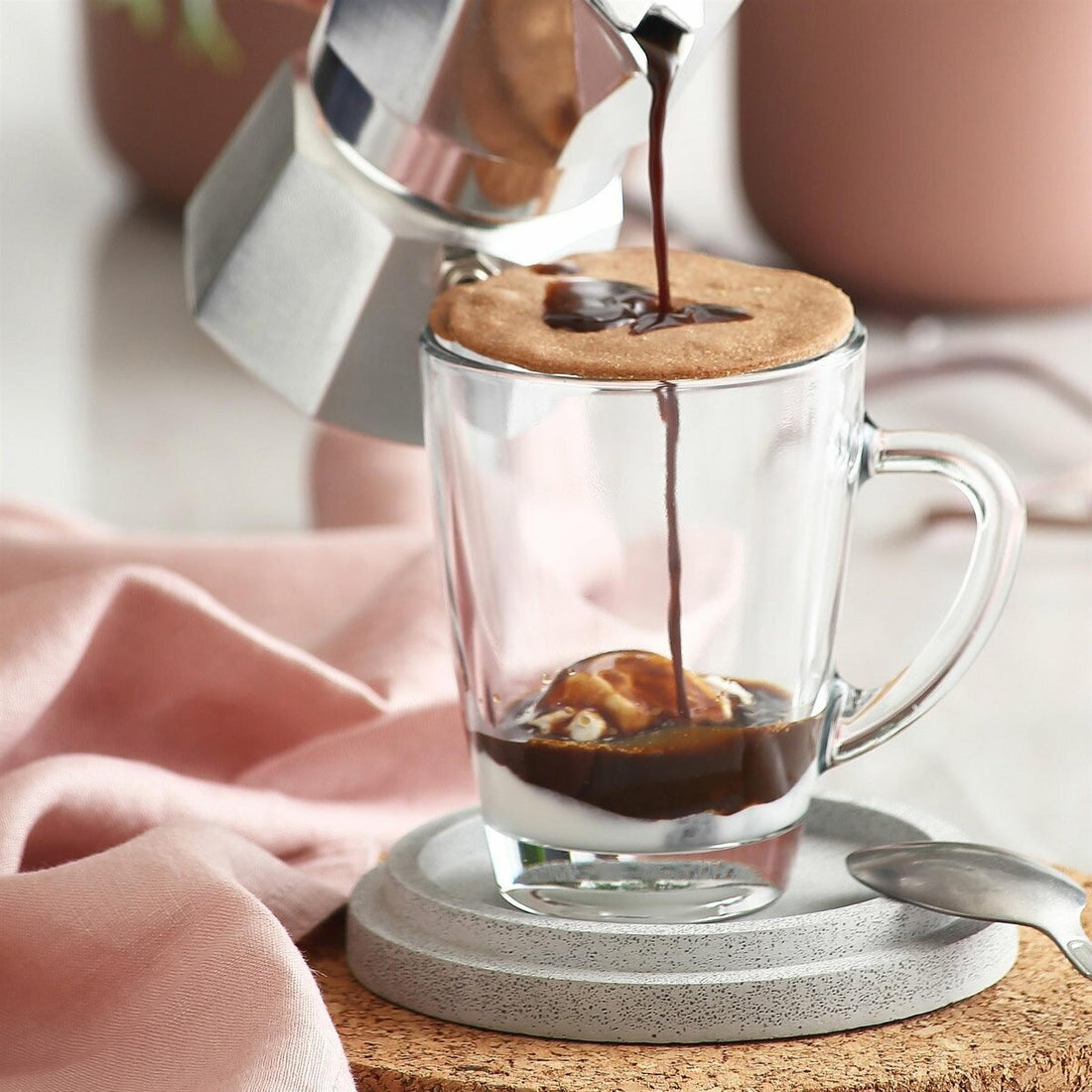 Vega Glass Coffee Mug - 250ml