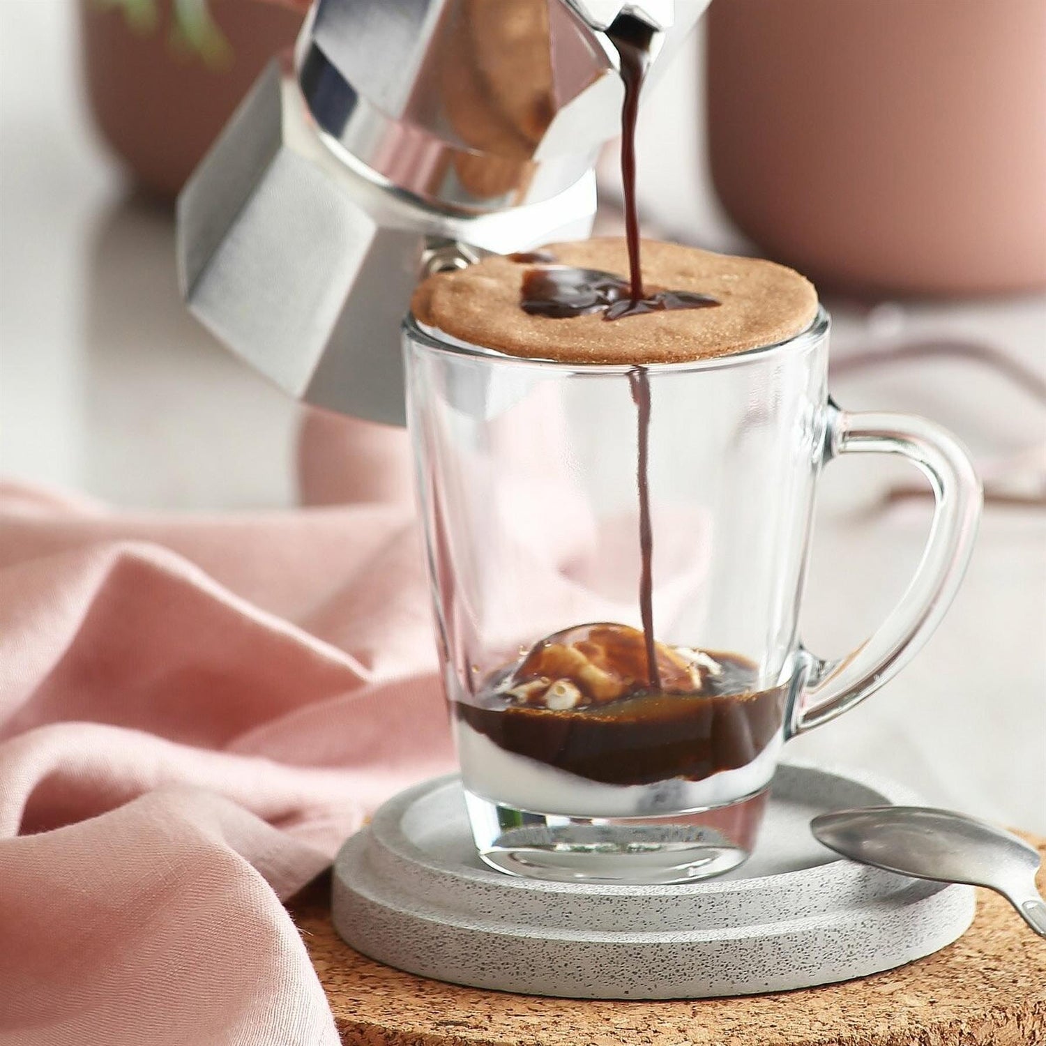 Vega Glass Coffee Mug - 250ml