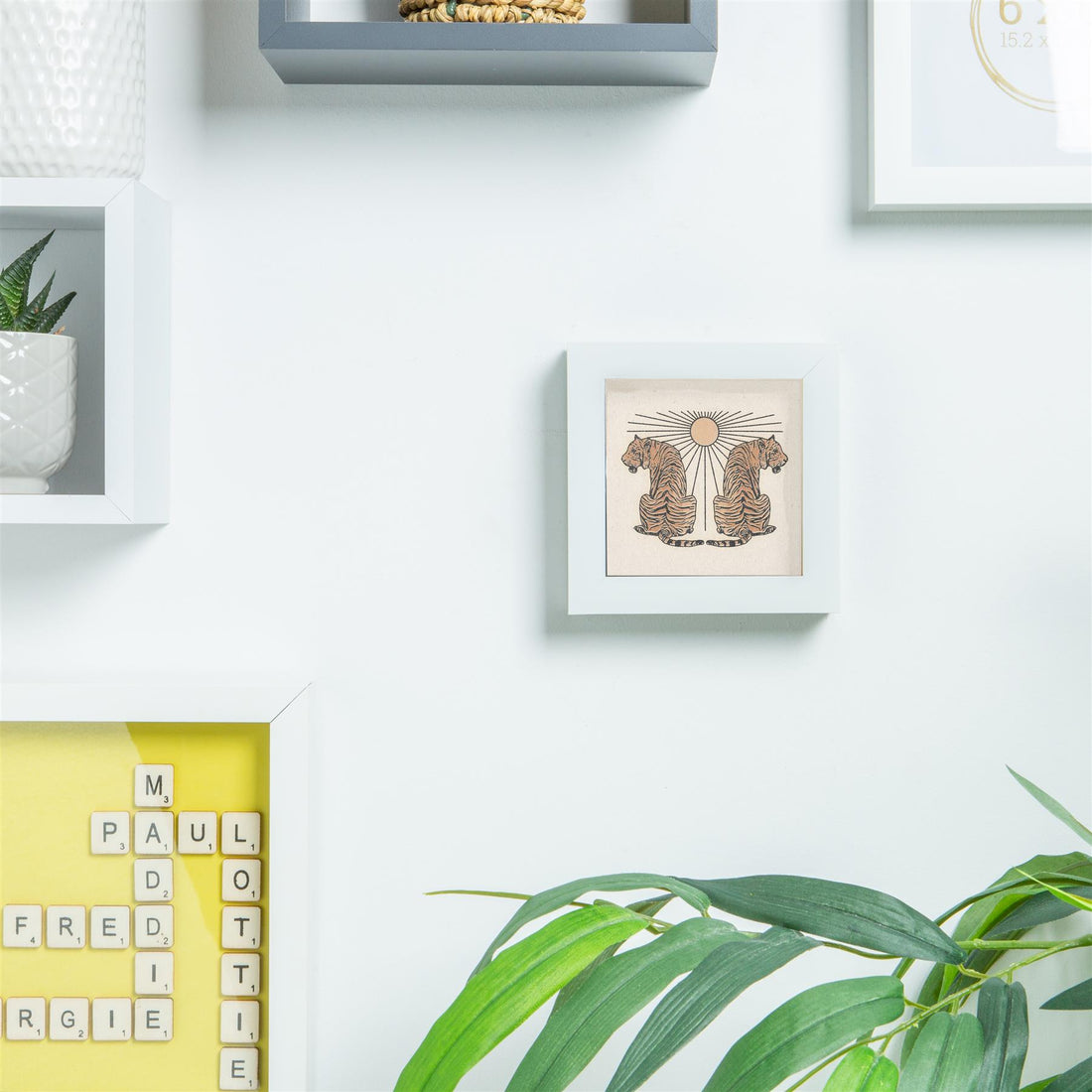 4&quot; x 4&quot; 3D Box Photo Frame - White - by Nicola Spring
