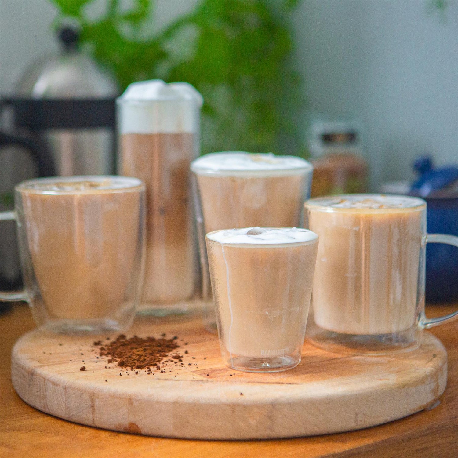 386ml Double-Walled Glass Coffee Cup