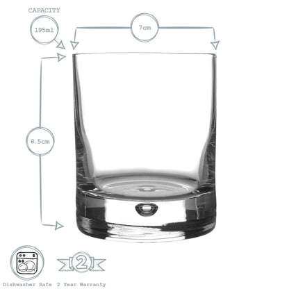Barglass Water Tumbler - 195ml