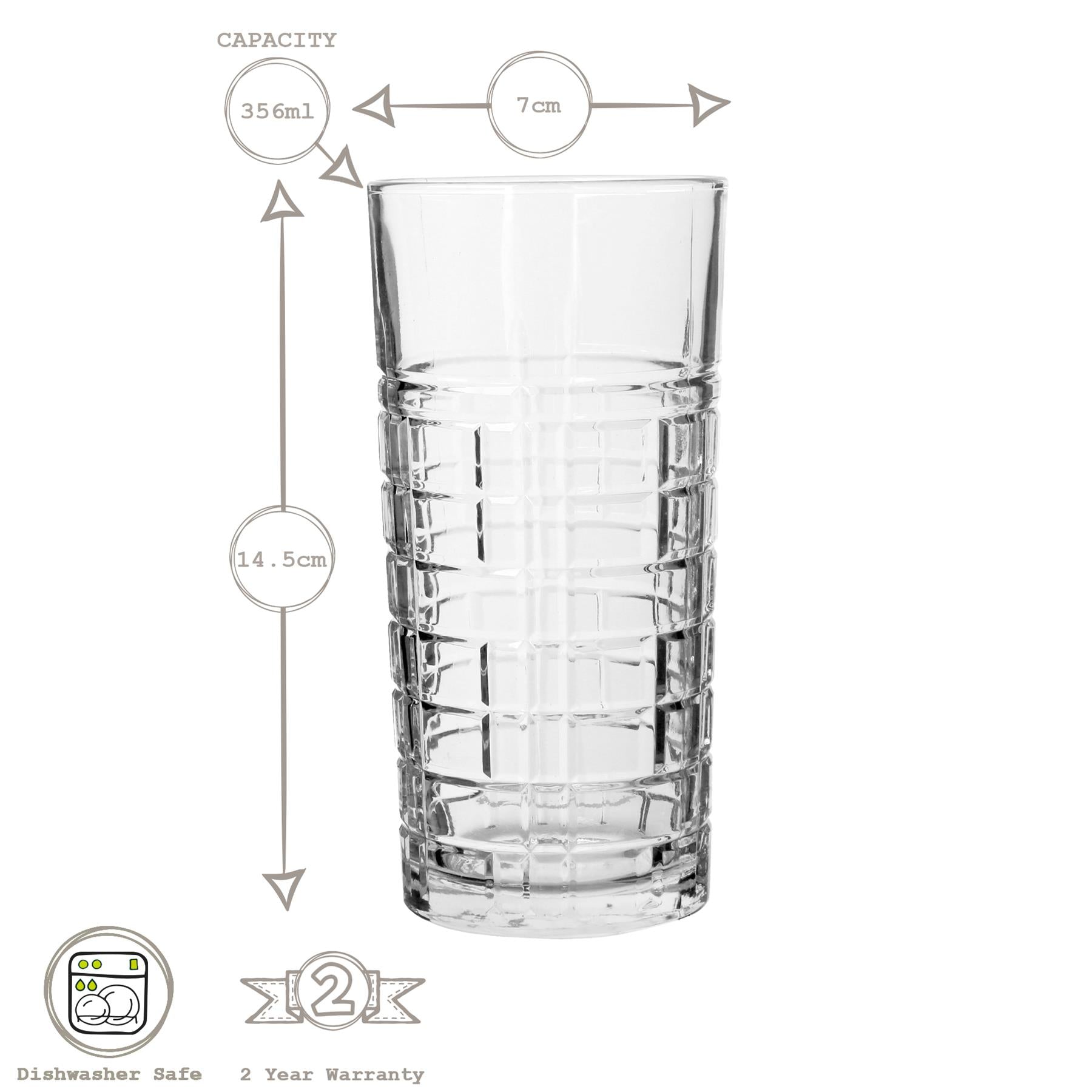 356ml Brit Highball Glass