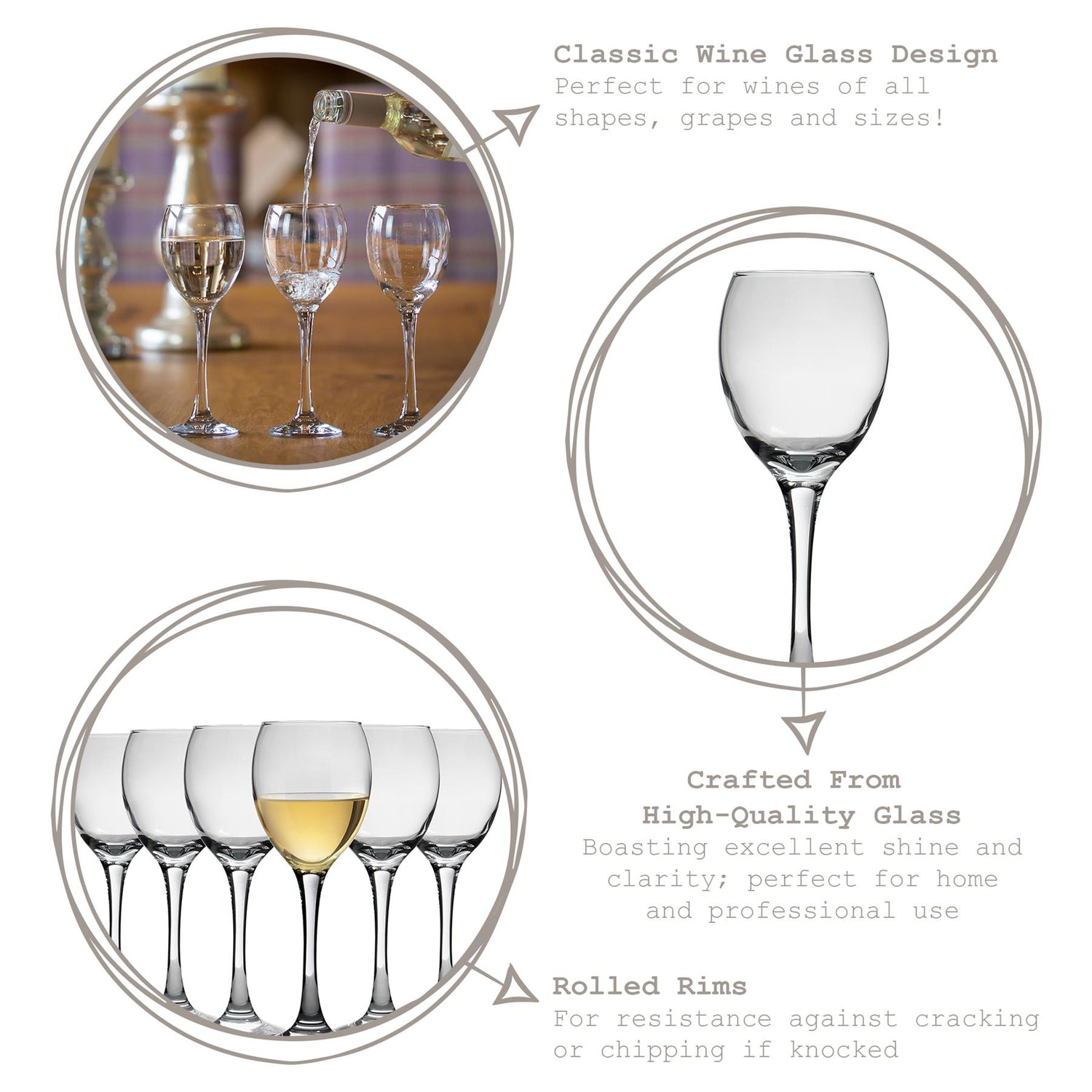 245ml Venue White Wine Glass