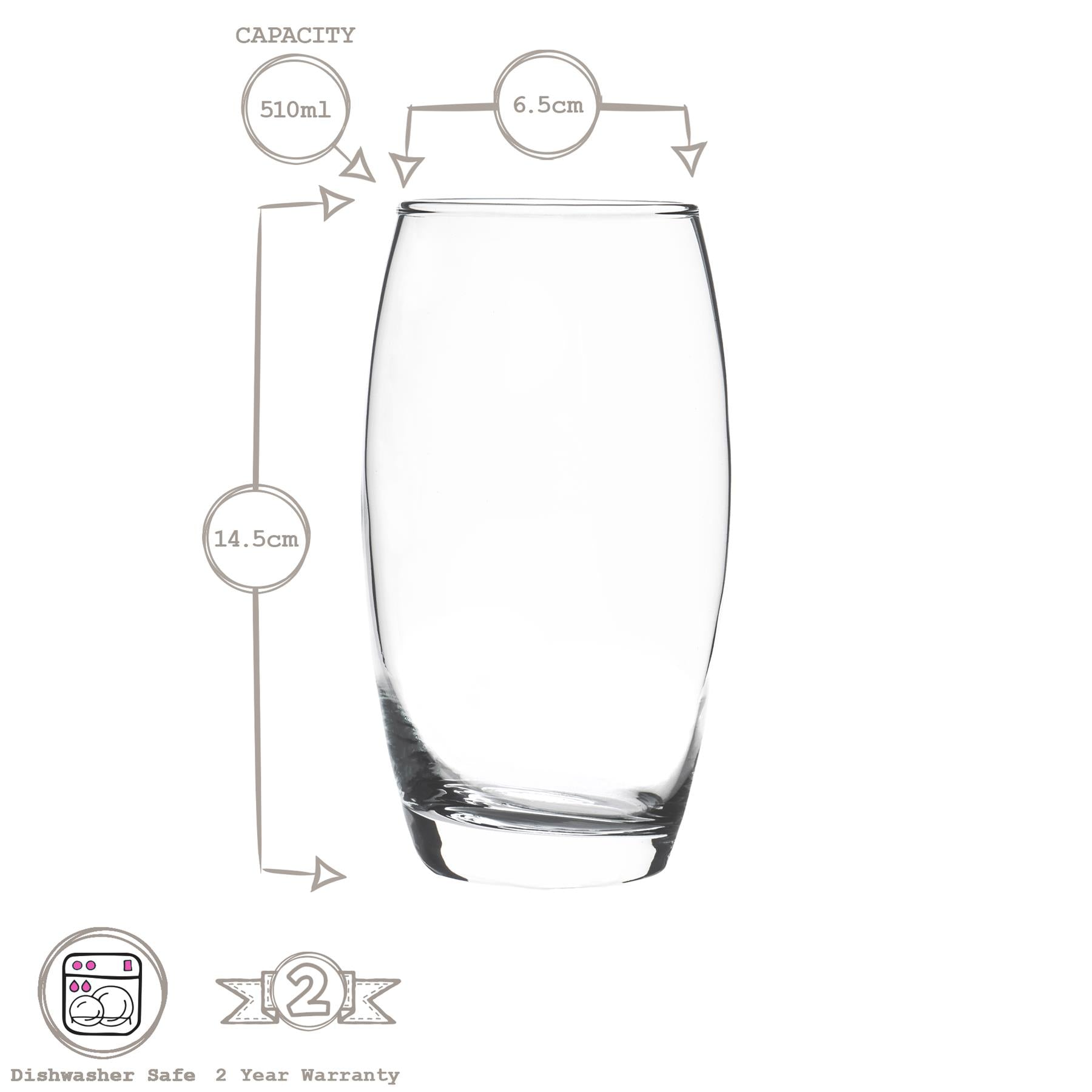 510ml Empire Highball Glass