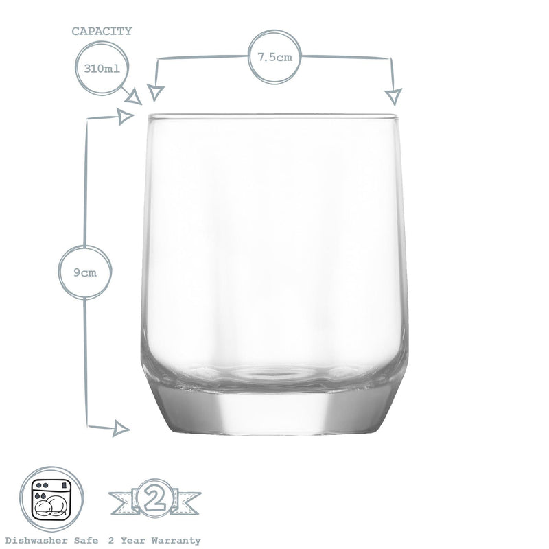LAV Diamond Drinking Glass - 310ml
