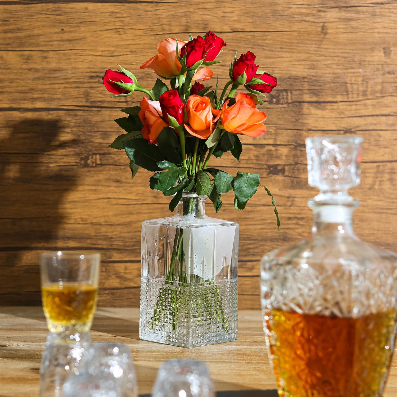 780ml Bartender Novecento Glass Whisky Decanter