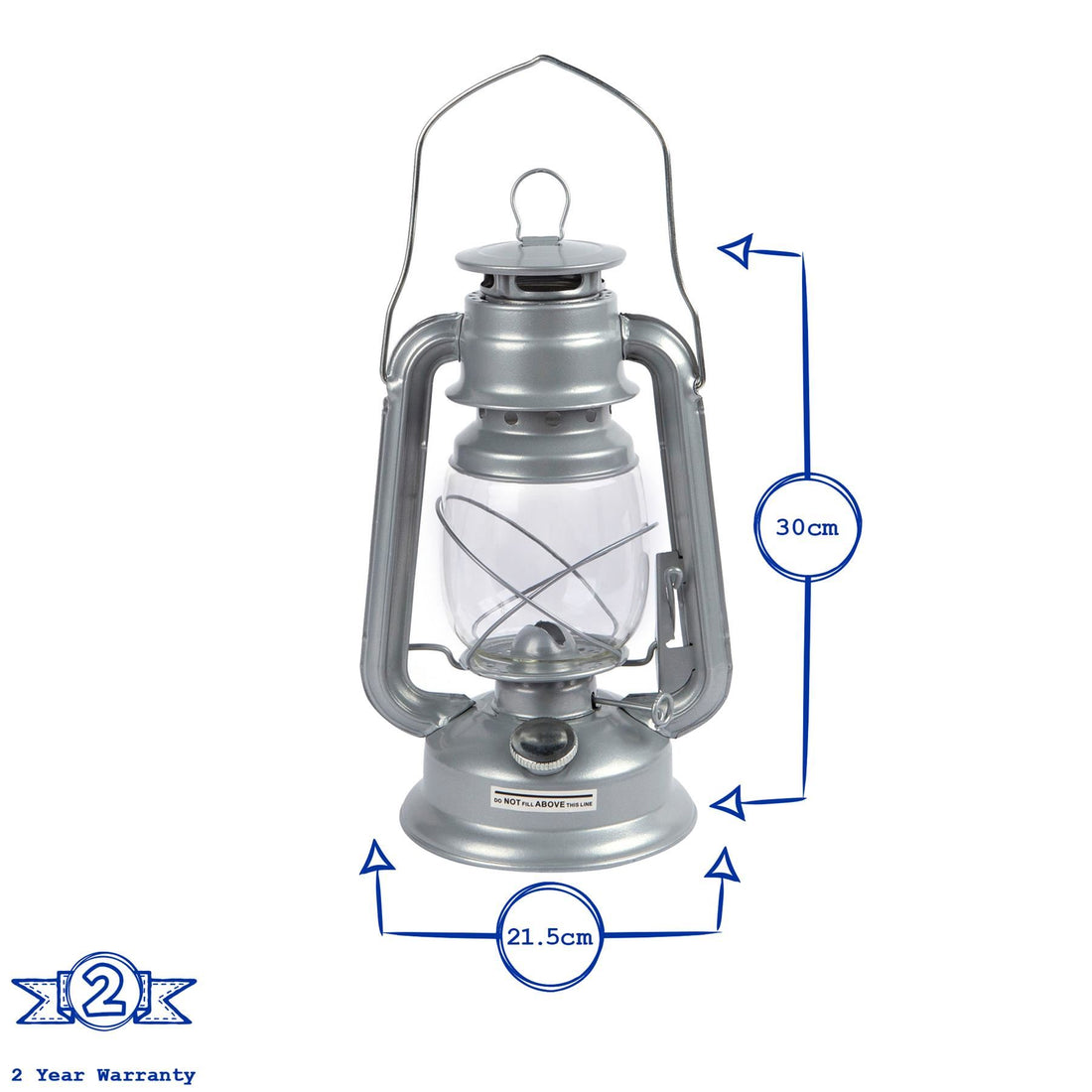 30cm Metal Hurricane Lantern