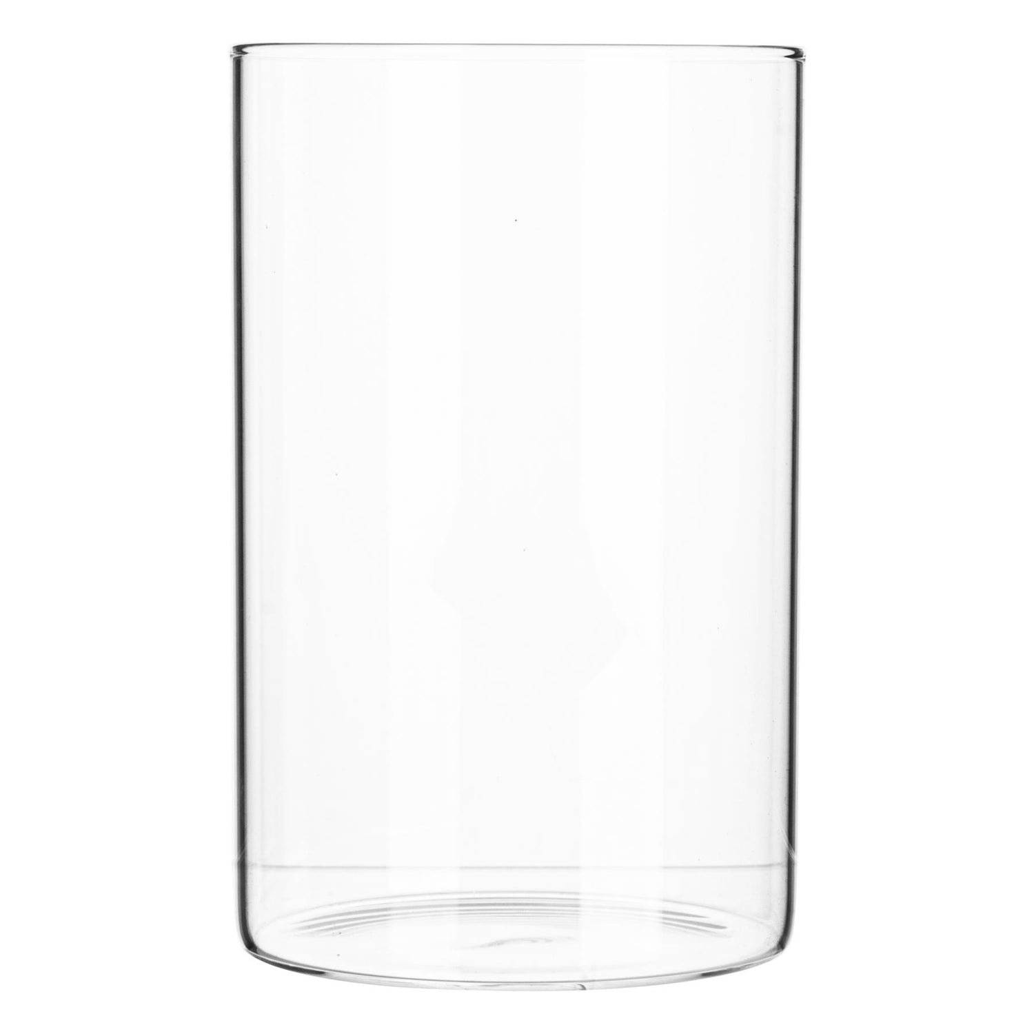 Glass Storage Jar with Metal Lid - 1 Litre - Silver