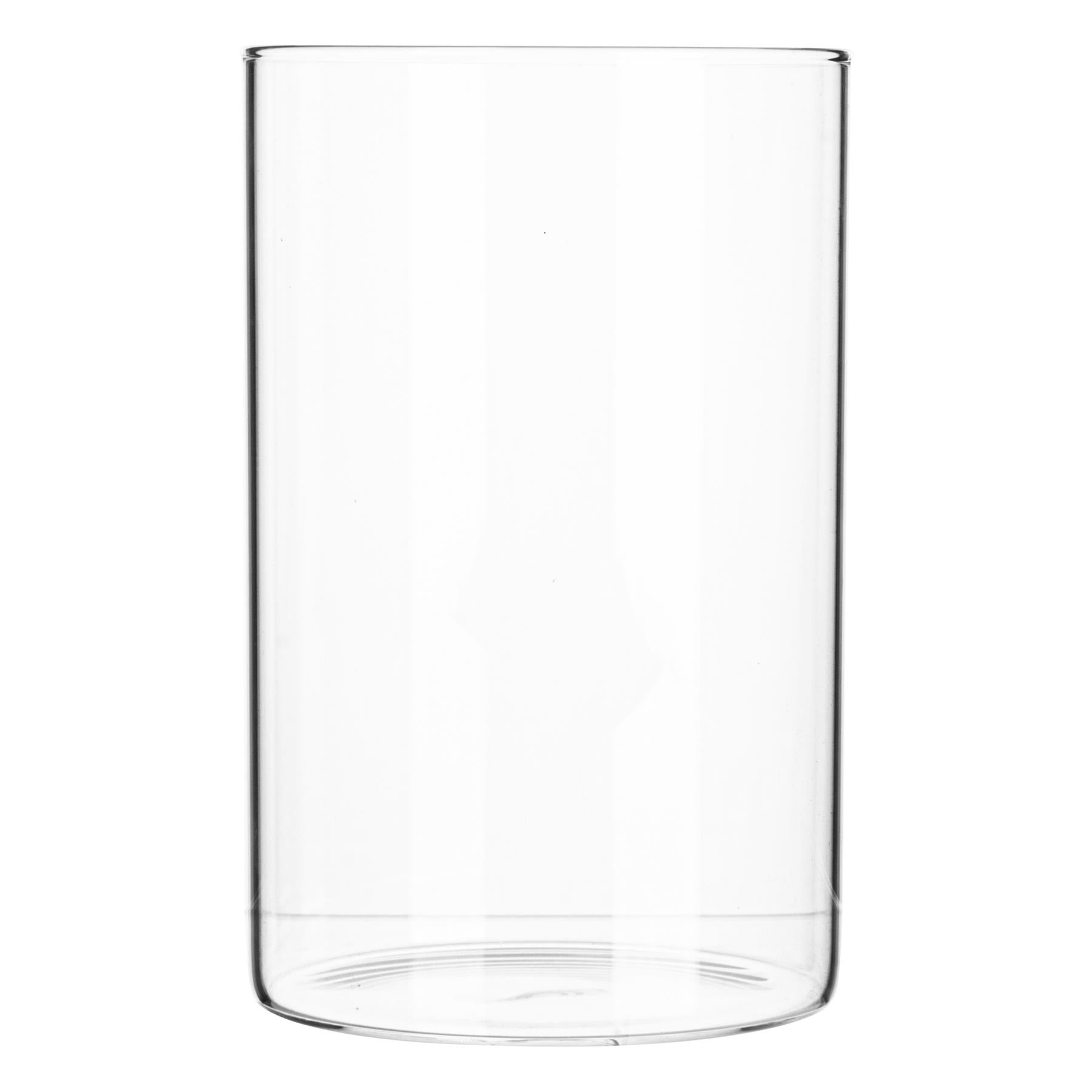 Glass Storage Jar with Metal Lid - 1 Litre - Silver