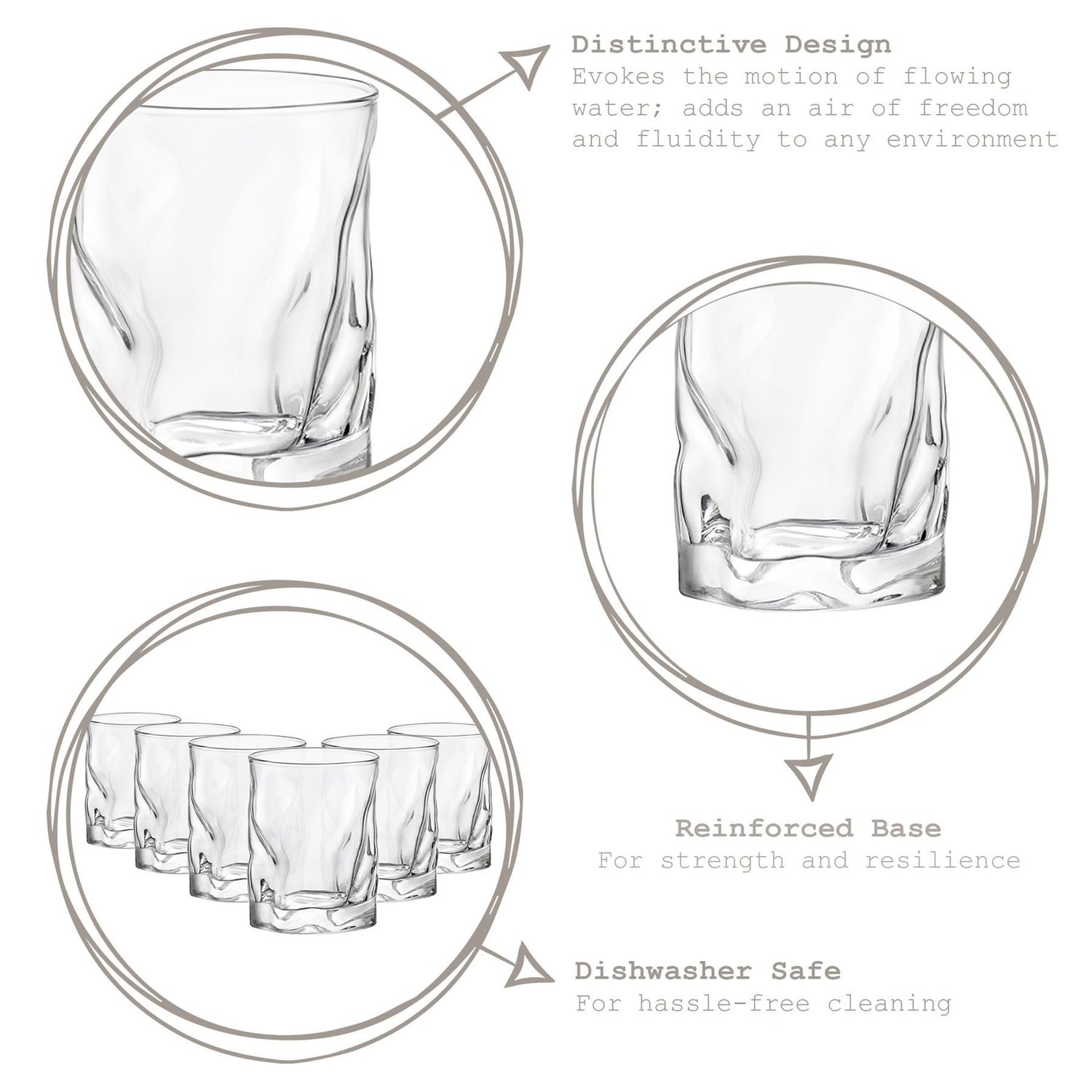 420ml Sorgente Whisky Glass