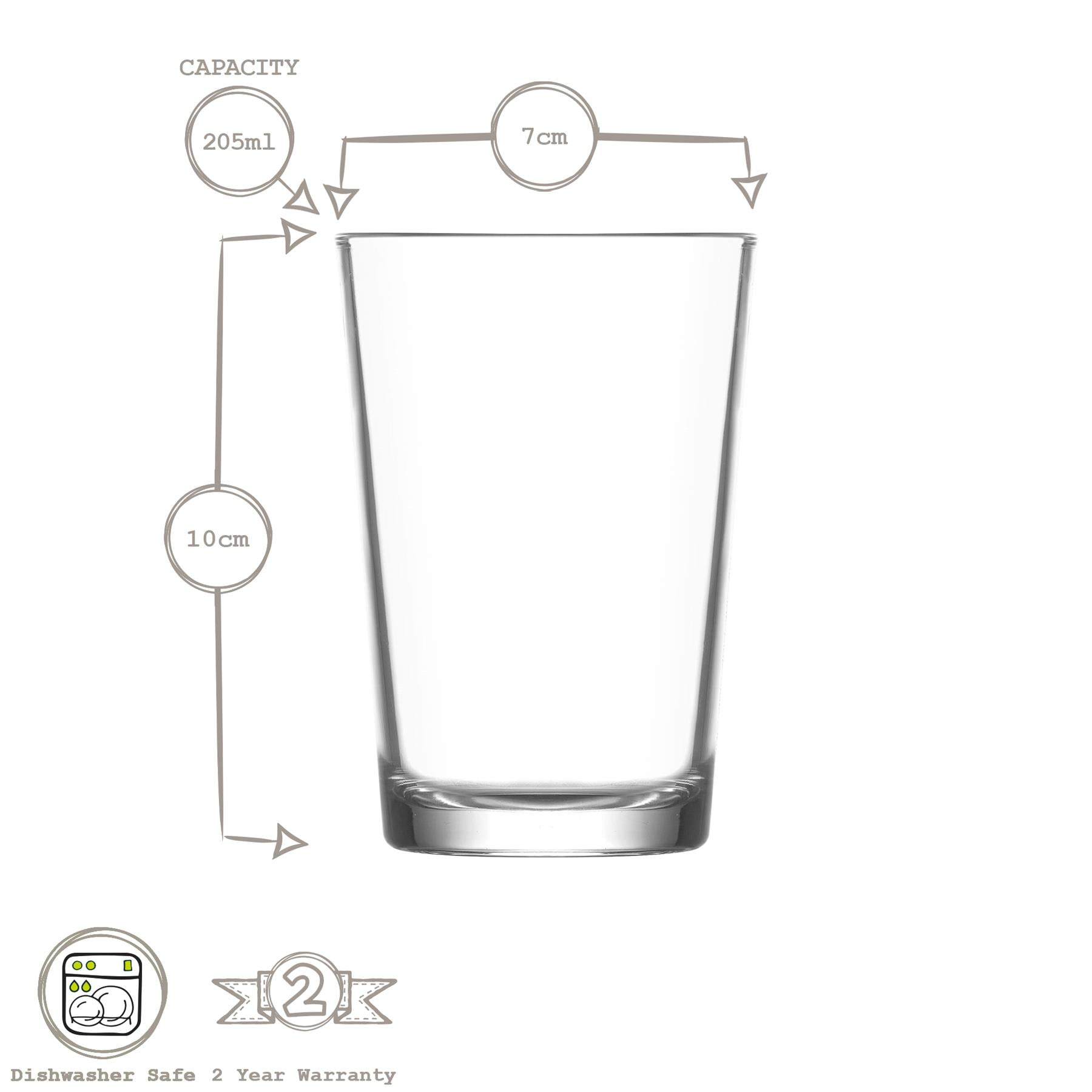 Lara Water Glass - 205ml