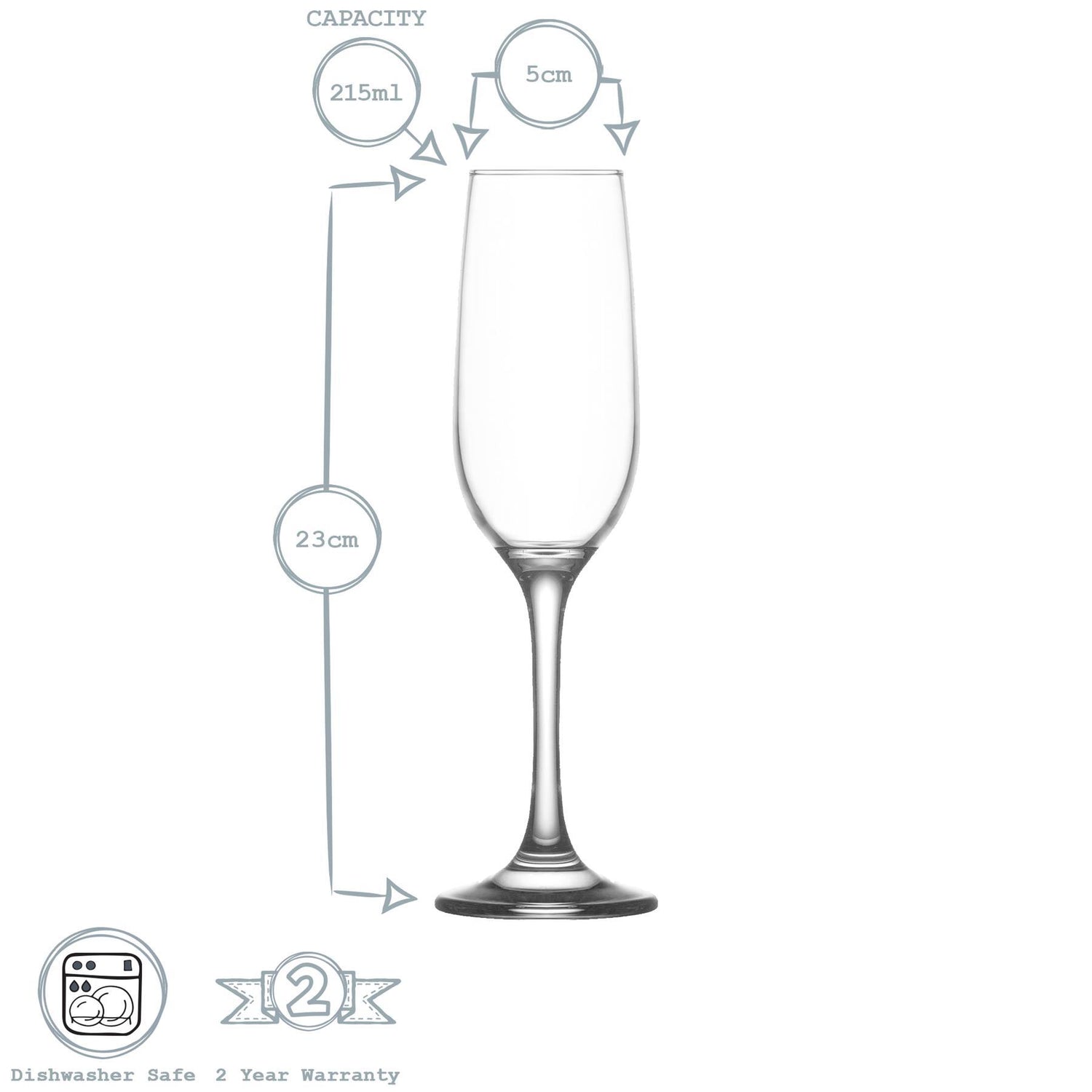 Fame Champagne Flute - 215ml