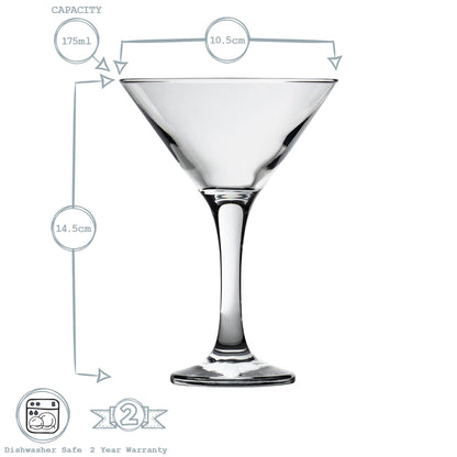 175ml Misket Martini Glass