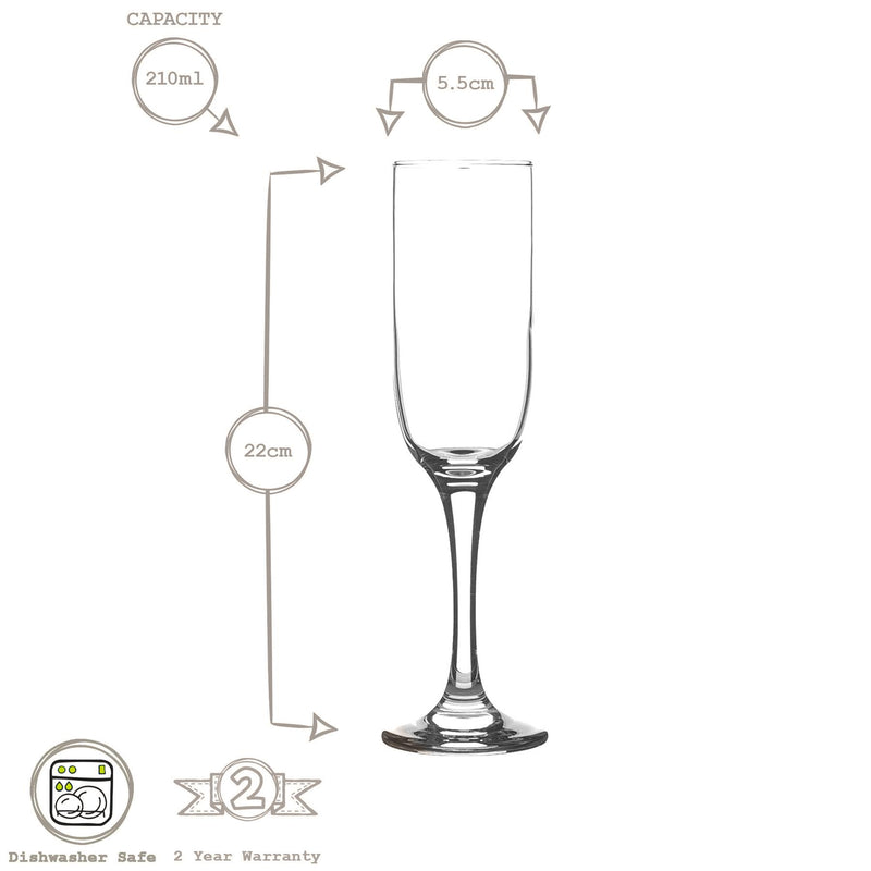 LAV Tokyo Champagne Glass - 210ml