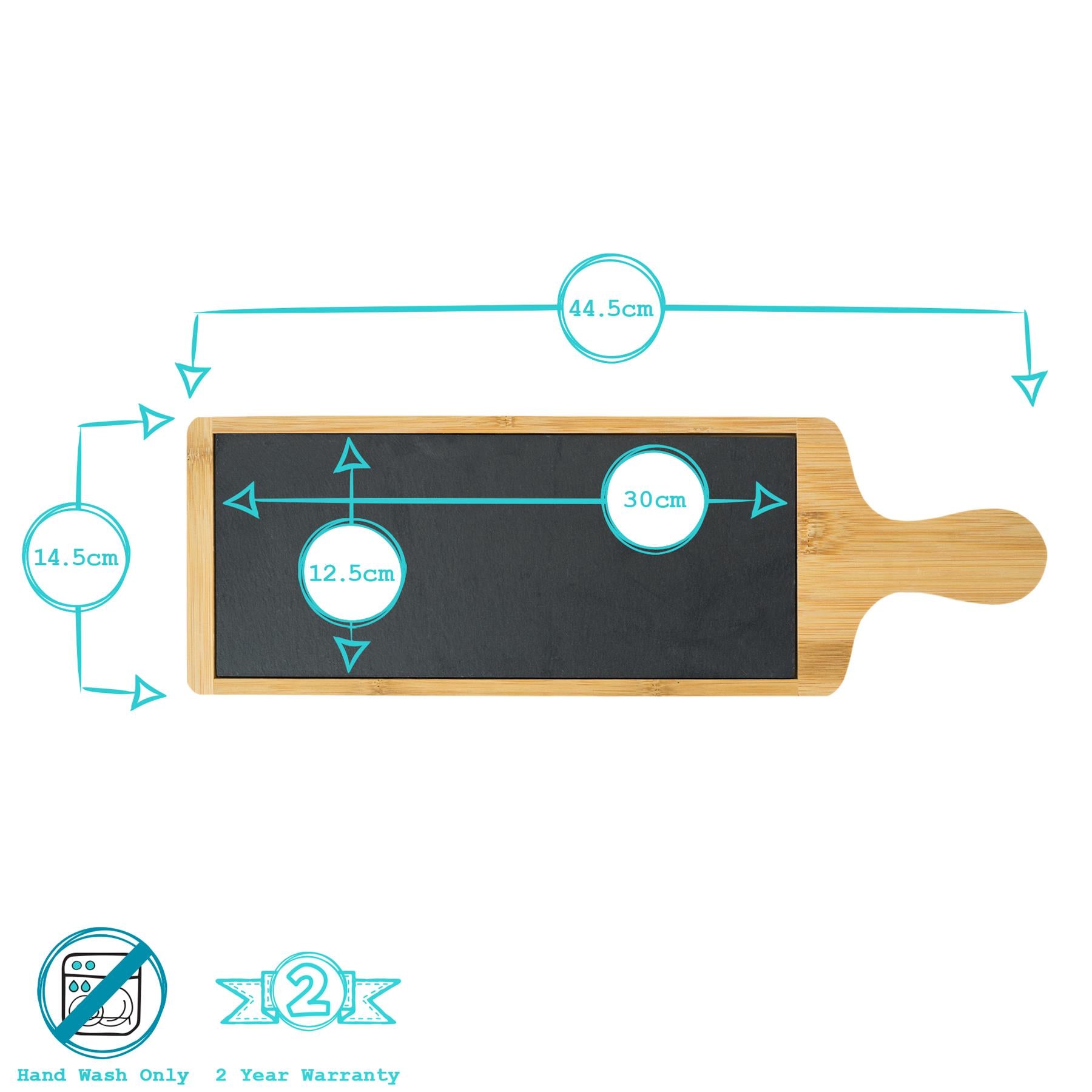 Bamboo Slate Serving Board