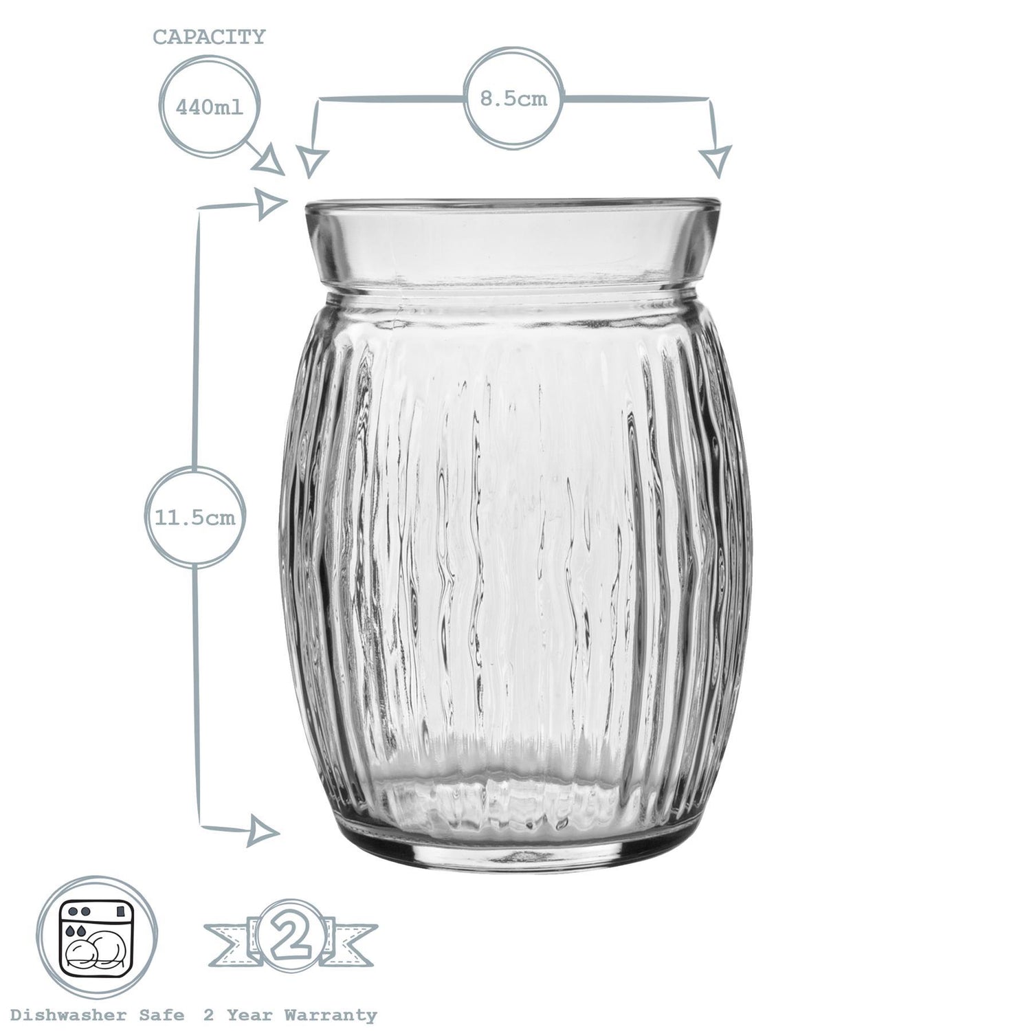 Sweet Coconut Cocktail Glass - 455ml