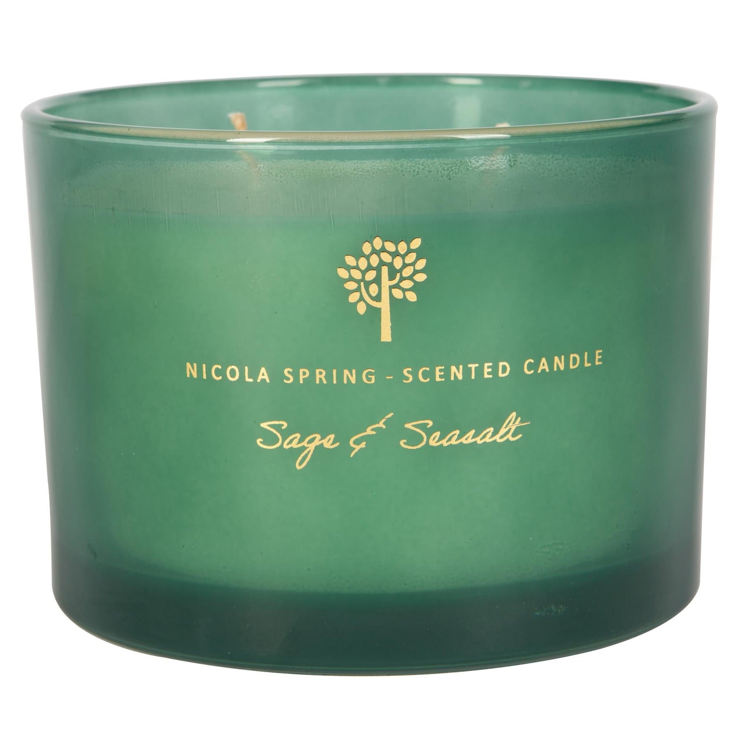 350g Double Wick Sage &amp; Seasalt Soy Scented Wax Candle