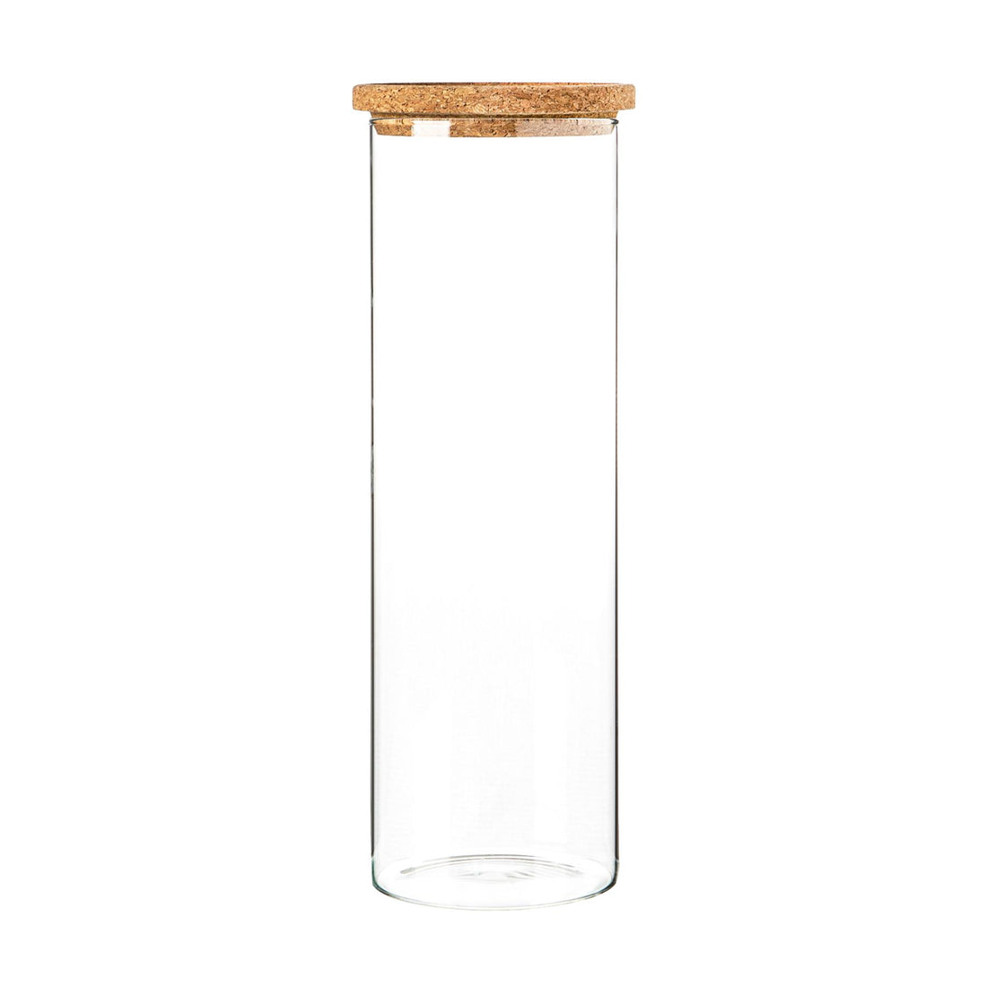 Glass Storage Jar with Cork Lid - 2 Litre
