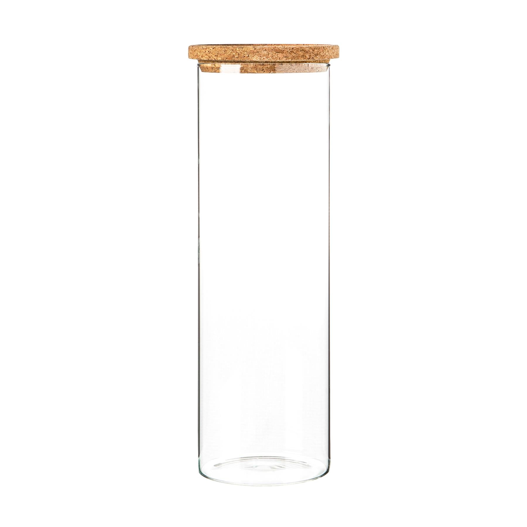 Glass Storage Jar with Cork Lid - 2 Litre