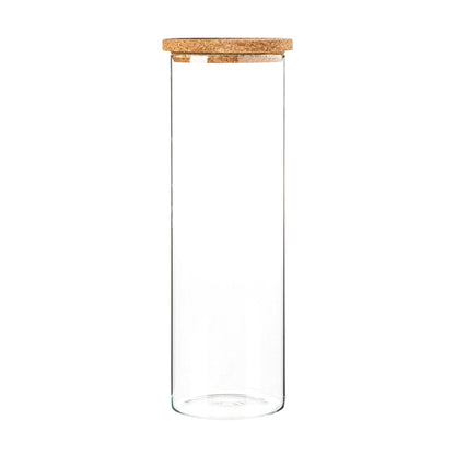 Glass Storage Jar with Cork Lid - 2 Litre