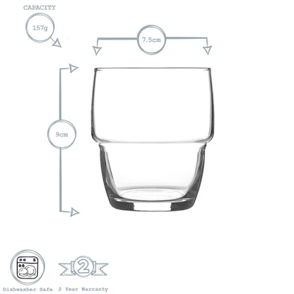 Galata Stacking Whiskey Glass - 285ml