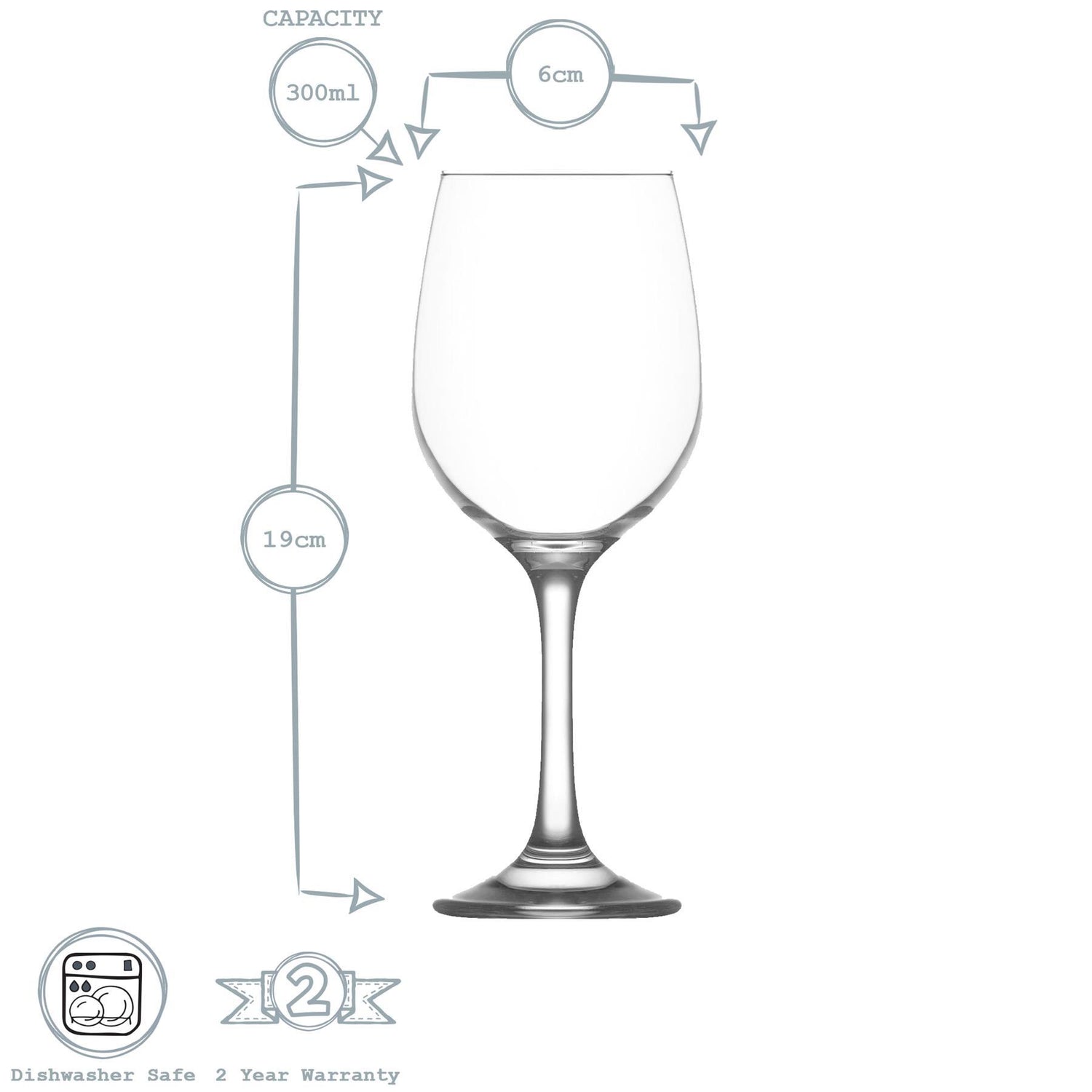 Fame White Wine Glass - 300ml