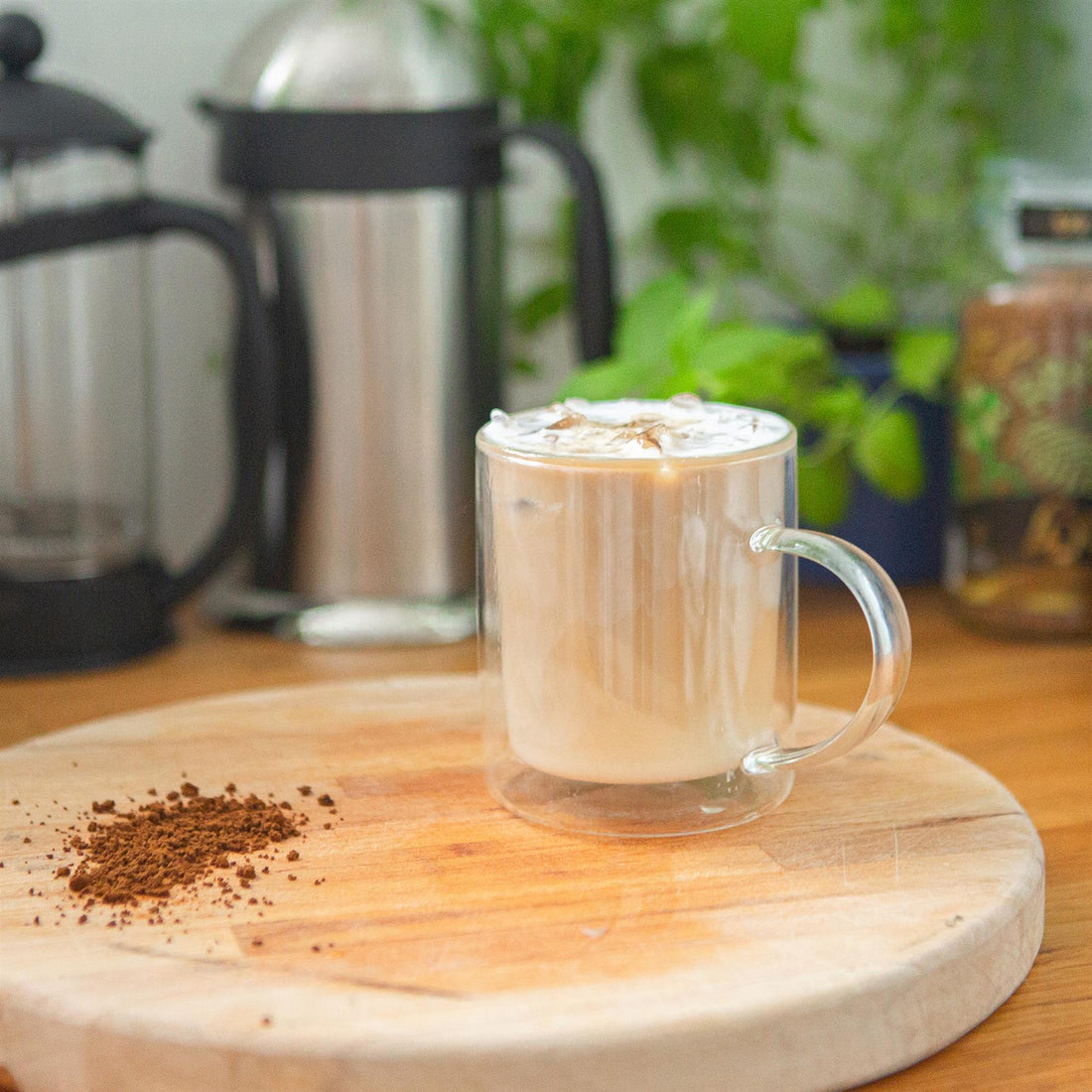 360ml Double-Walled Glass Mug