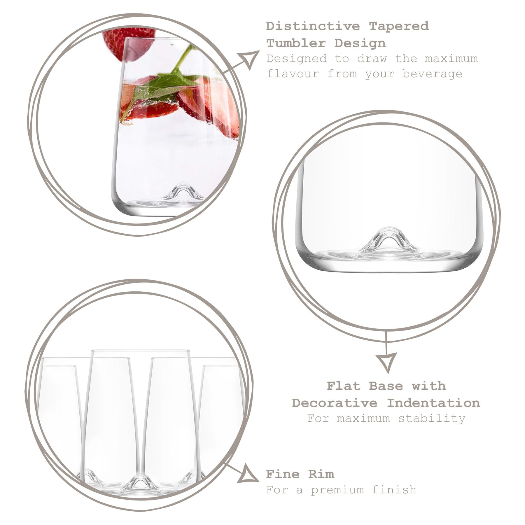 475ml Terra Tumbler Glass