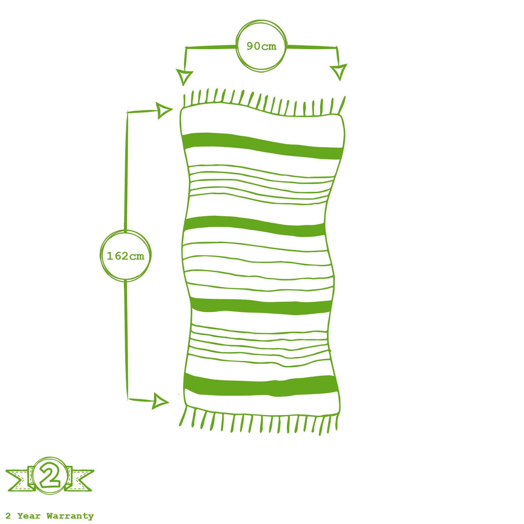 Deluxe Turkish Beach Towel - Yellow